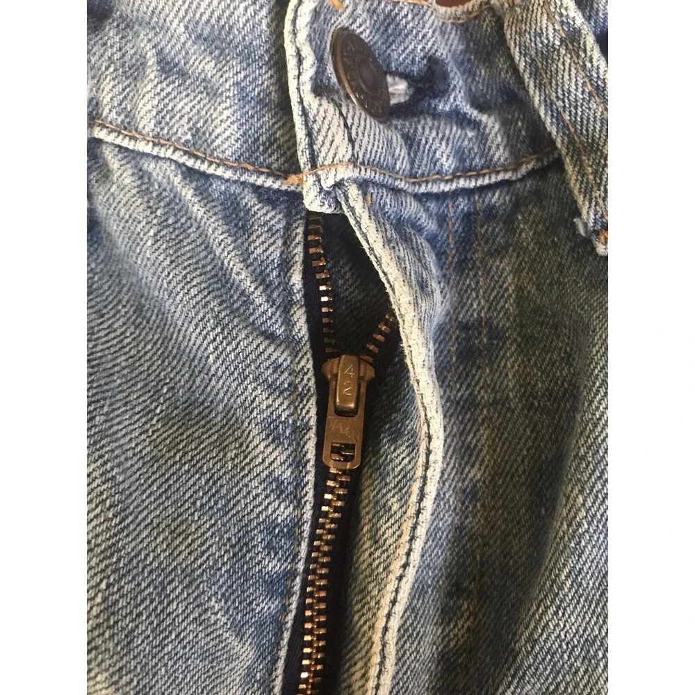 Vtg Levi's Big Bell Bottom Jeans 684-0217 Orange‎ Tab 32x33
